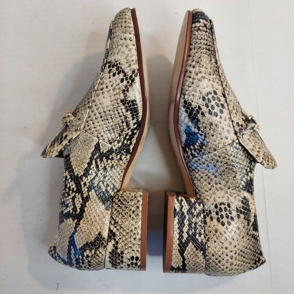 Sam Edelman Jamille Snake Embossed Loafers - Picture 12 of 13